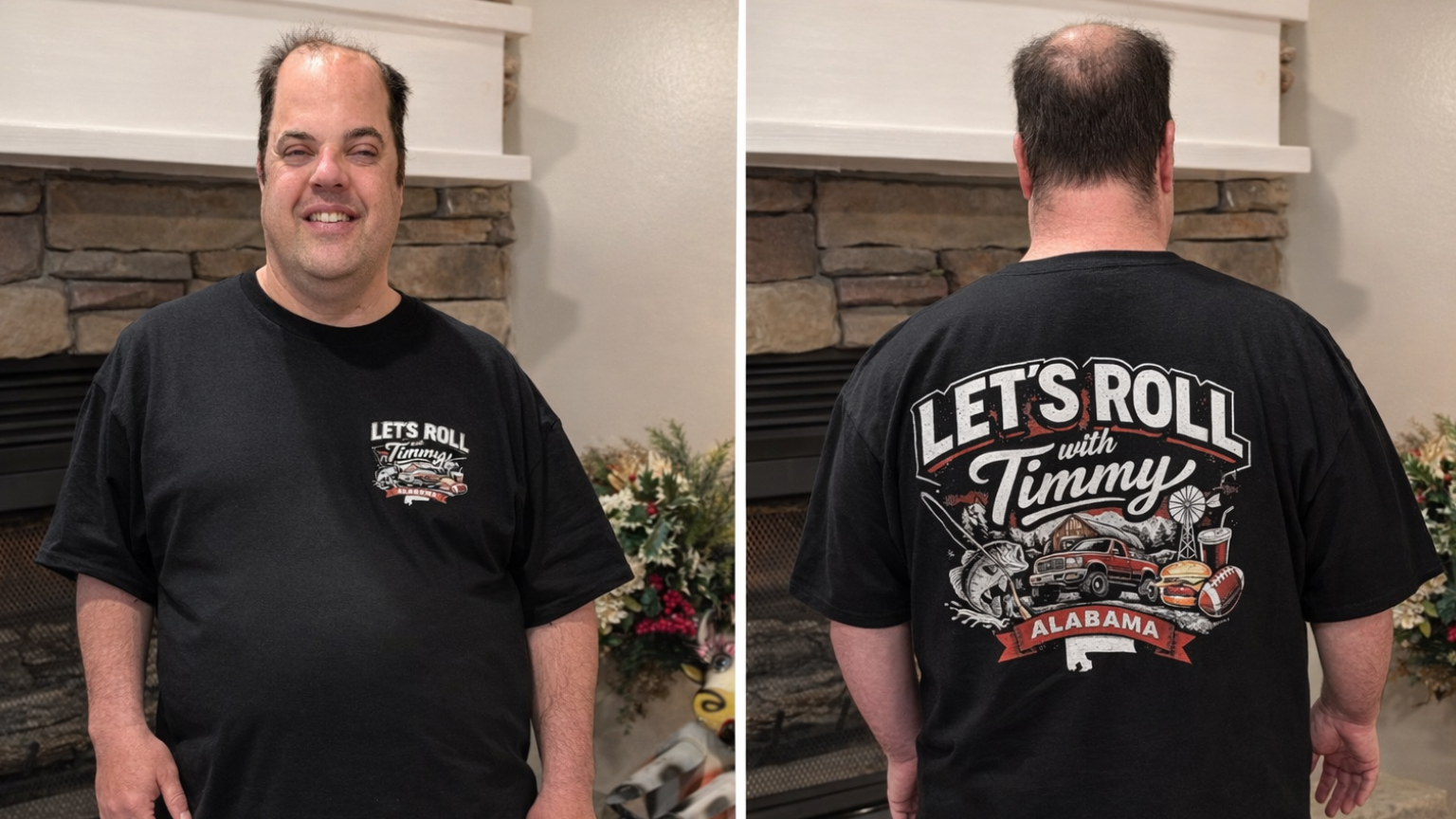 Let's Roll with Timmy – Fishing Tee