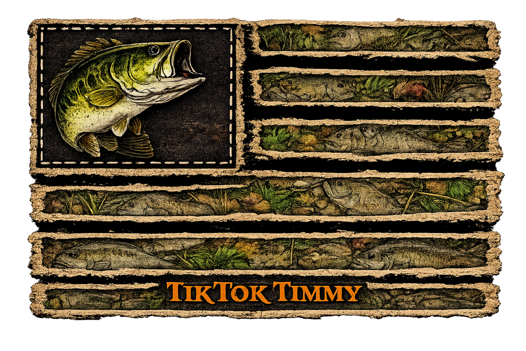 American Flag with Bass