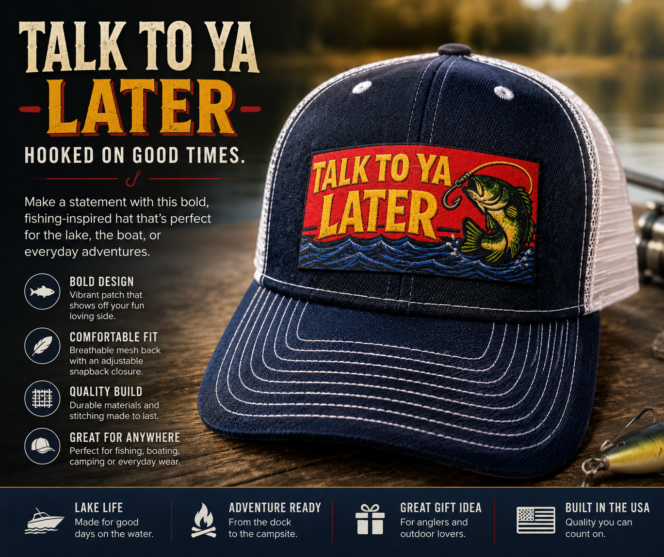 Talk to Ya Later Hat
