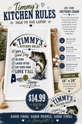 Timmy's Kitchen Rules Towel